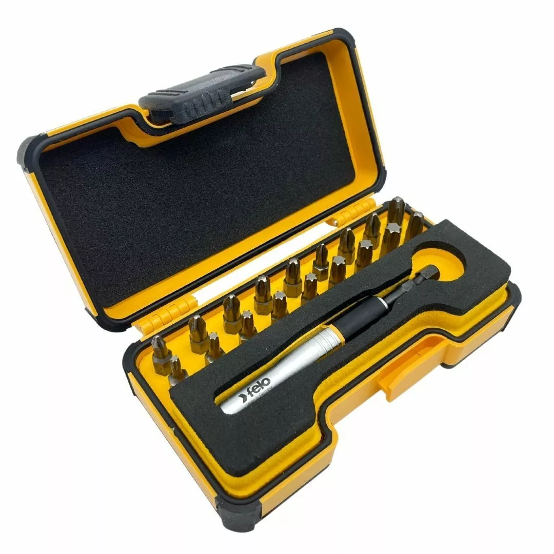 Felo Набор бит ударных PZ/PH/Tx Industrial с держателем бит Impact в кейсе, 19 шт 02071906