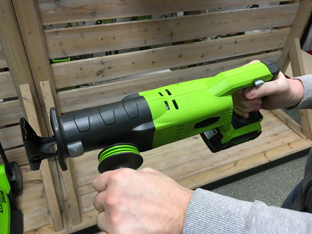 Пила сабельная аккумуляторная Greenworks 24V G24RS, без АКБ и ЗУ