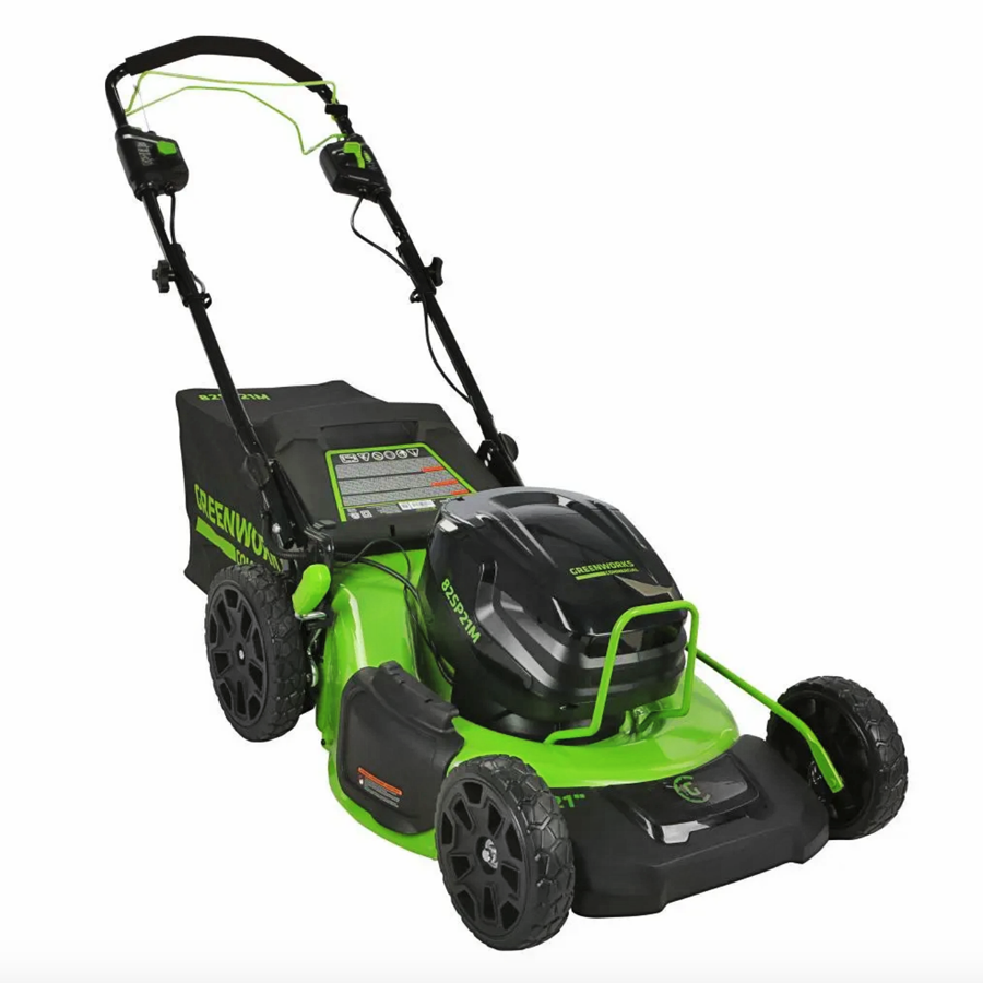 Газонокосилка самоходная аккумуляторная 51 см Greenworks 82V GC82LM51SP2 2515907, бесщёточная, без АКБ и ЗУ