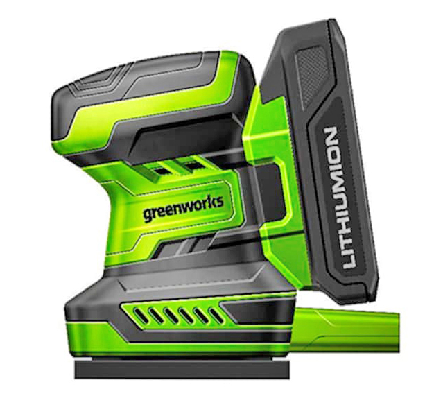 Плоскошлифовальная машина аккумуляторная Greenworks 24V G24SS14 3100507, без АКБ и ЗУ