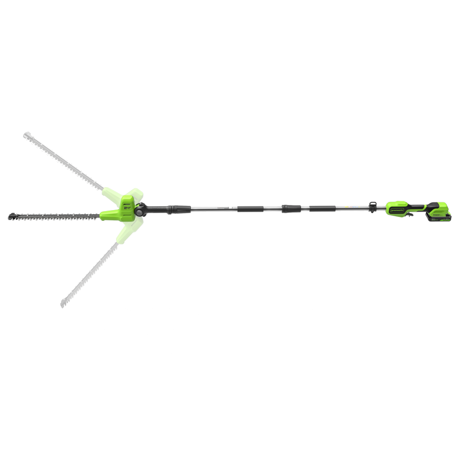 Кусторез штанговый аккумуляторный 51 см Greenworks 24V G24PH511 2301907, без АКБ и ЗУ