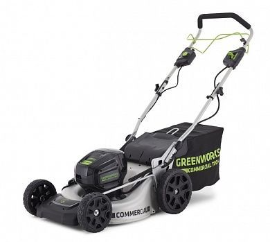 Газонокосилка самоходная аккумуляторная 51 см Greenworks 82V 2530302, бесщёточная, без АКБ и ЗУ