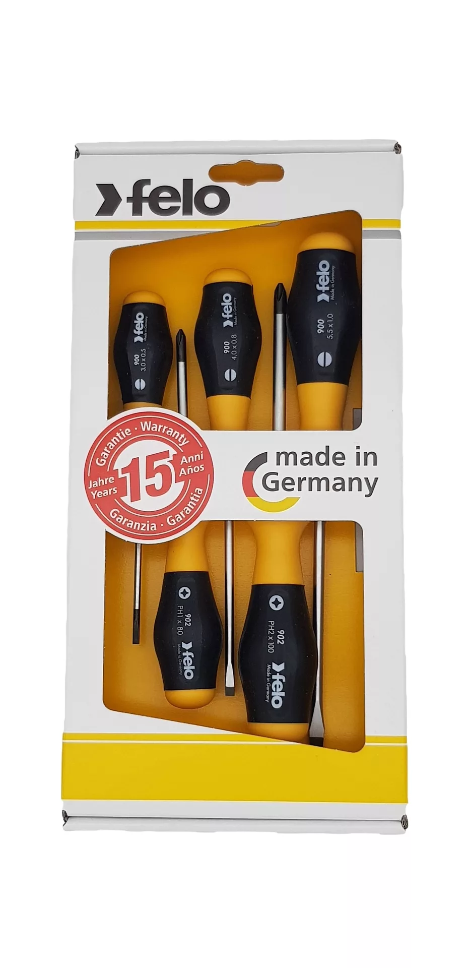 Набор отверток SL/PH, 5 шт Felo 90095248