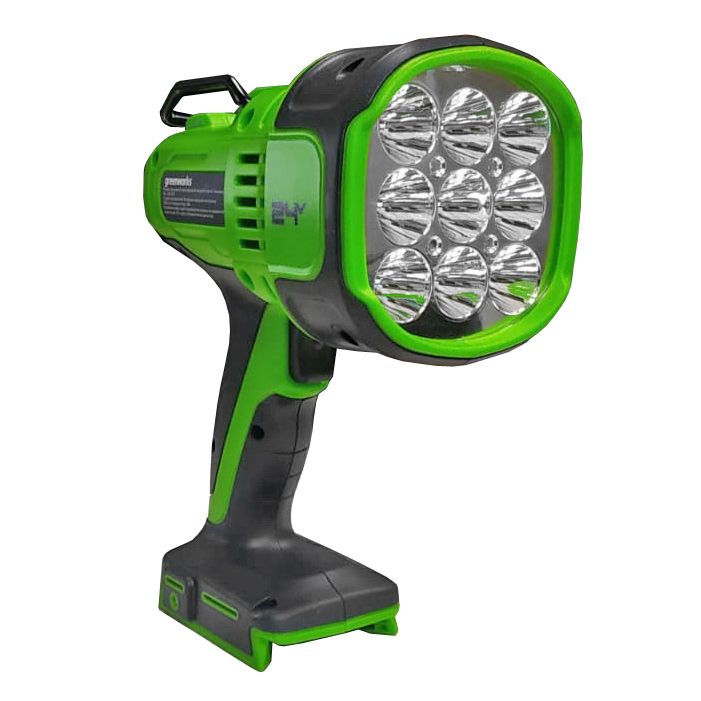 Фонарь-прожектор светодиодный (3000 лм) аккумуляторный Greenworks 24V G24SL 3401207, без АКБ и ЗУ
