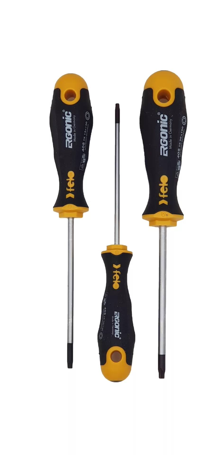 Набор отверток Tx Ergonic, 3 шт FELO 408 931 48