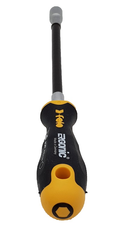 Отвёртка серия 429 Ergonic M-TEC с гибким стержнем под гайку 10х170 FELO 429 100 40