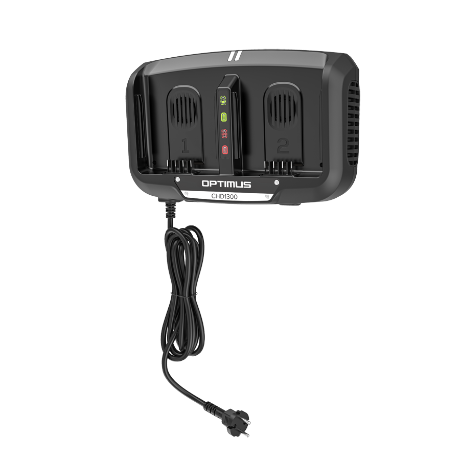 Ультрабыстрое двойное двухпортовое зарядное устройство Greenworks 82V CHD1300 2960507 (с двумя слотами)