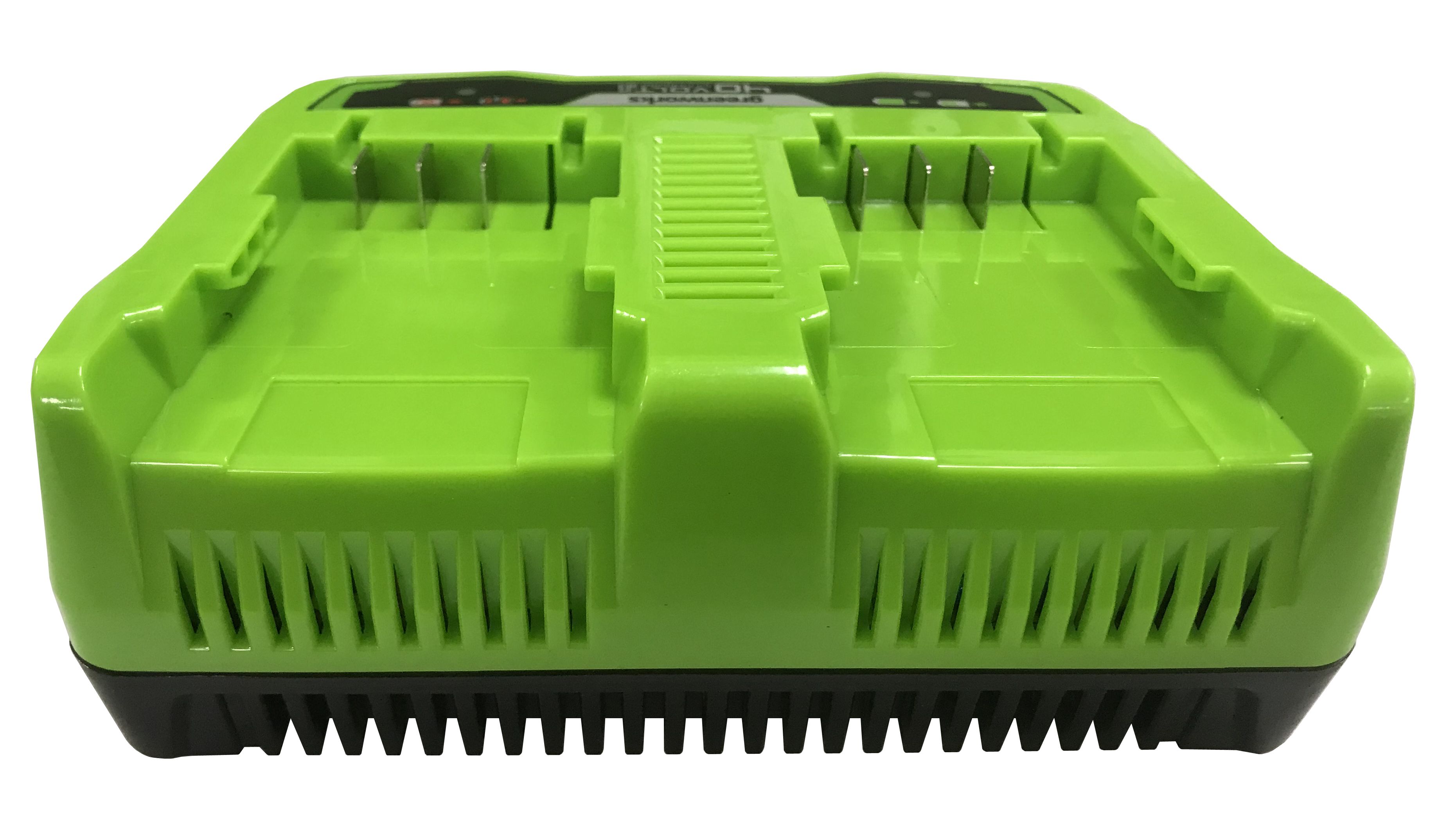 Зарядное устройство двойное (2А) Greenworks 40V G40UC2 2938907 (с двумя слотами)