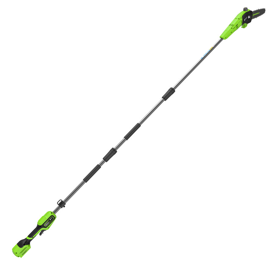 Высоторез – сучкорез аккумуляторный Greenworks 20 см 24V G24PS201 1402607, без АКБ и ЗУ