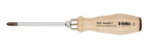 Отвертка с деревянной рукояткой ударная PH 3Х150 FELO 33730590