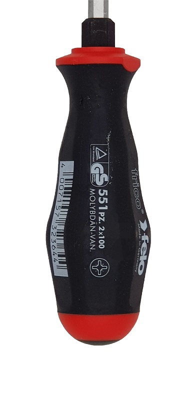 Отвёртка серия 551, PZ2х100х6,35 FELO 551 203 40