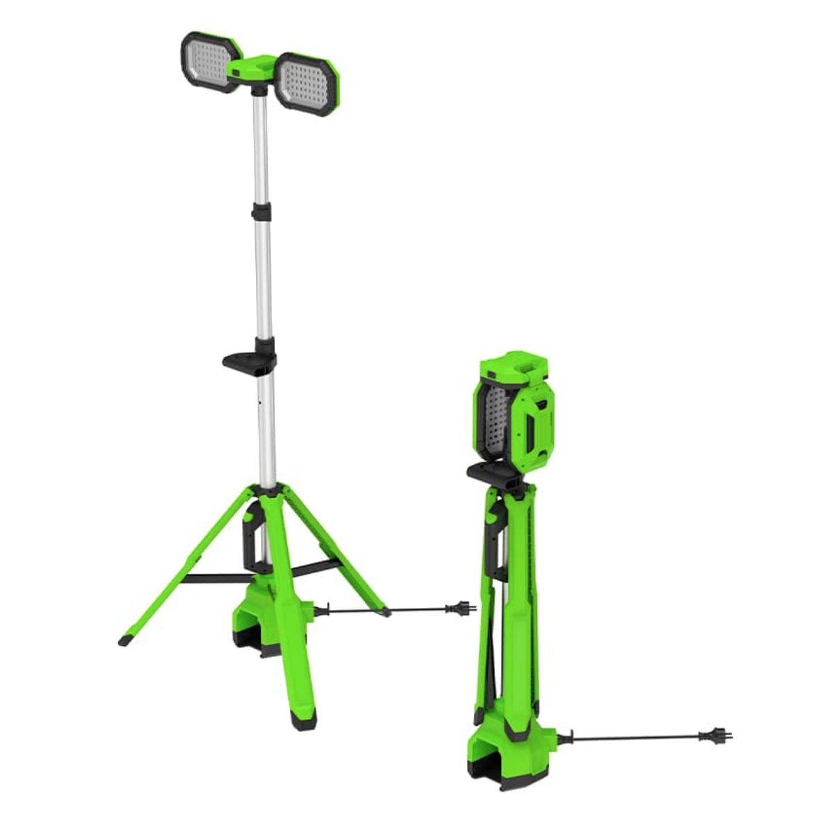 Мачта осветительная (3000 лм) аккумуляторная Greenworks гибрид 24V /110-240V, GPT-STL 3503207, без АКБ и ЗУ