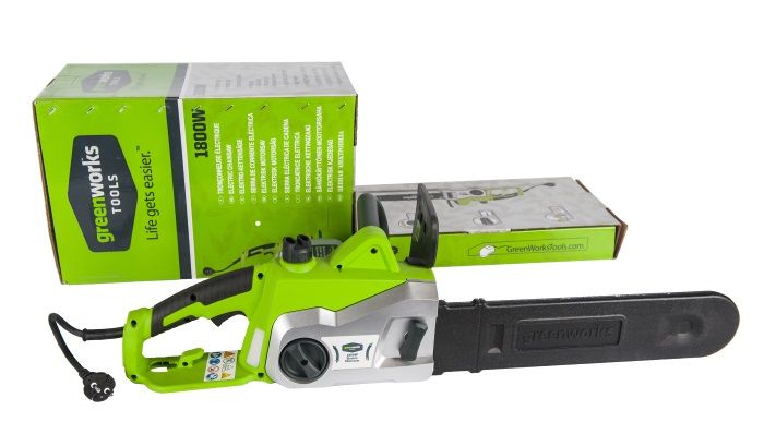 Пила электрическая цепная Greenworks 40 см 1800W GCS1840 20027