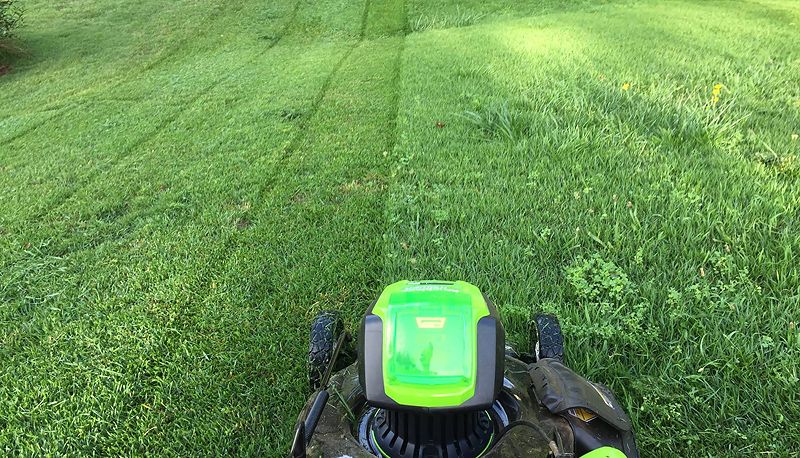 Газонокосилка самоходная аккумуляторная Greenworks 46 см 80V GD80LM46SP,  бeсщёточная, без АКБ и ЗУ