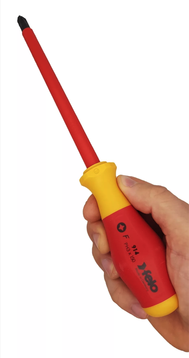 Отвертка диэлектрическая крестовая PH3X150 Felo 91430490