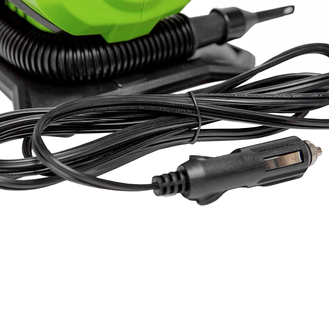 Компрессор автомобильный аккумуляторный Greenworks 24V/12V ACG301 3400807, с АКБ на 2 А*ч и ЗУ