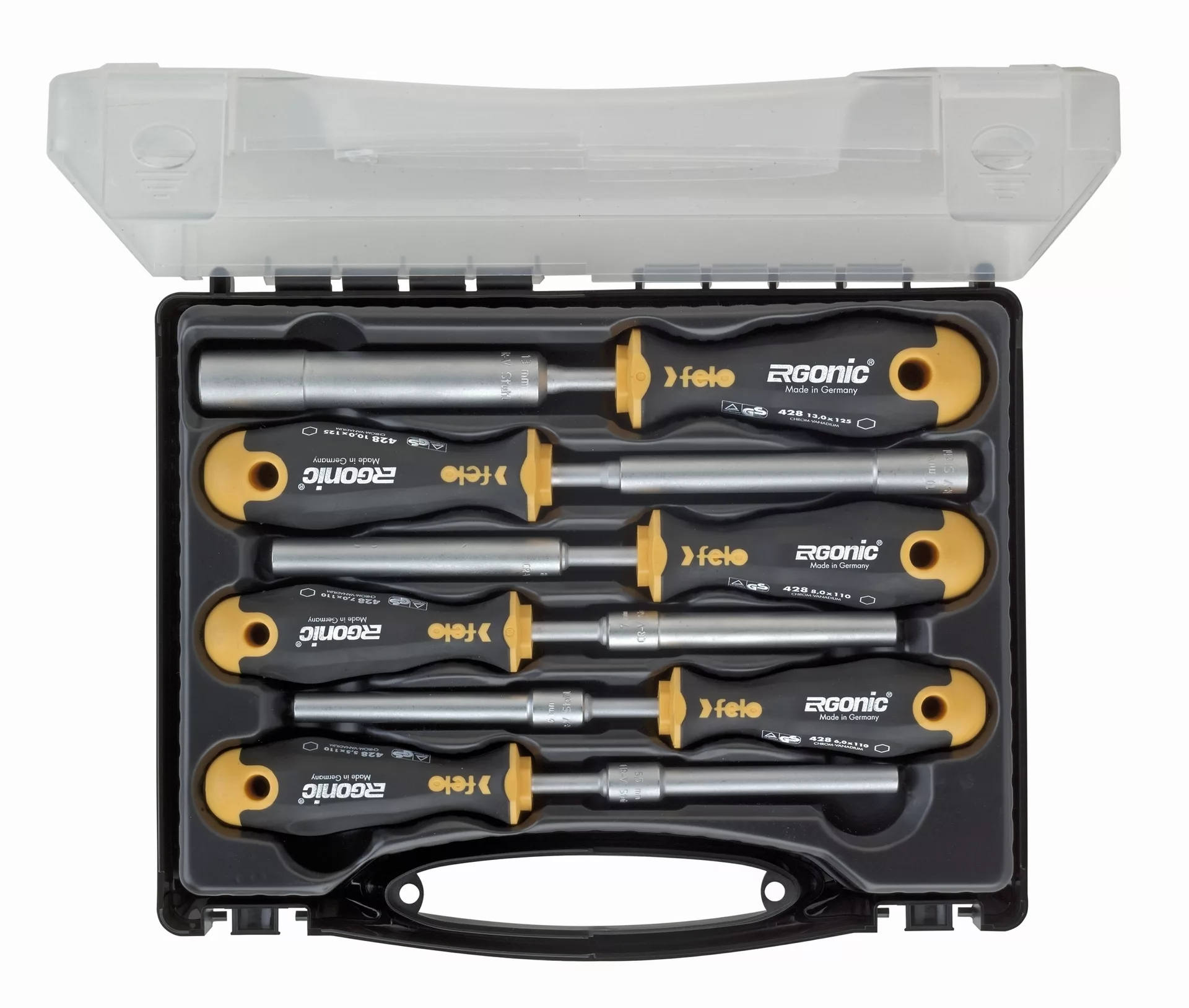 Набор отверток M-TECH Ergonic в кейсе, 6 шт FELO 428 106 36