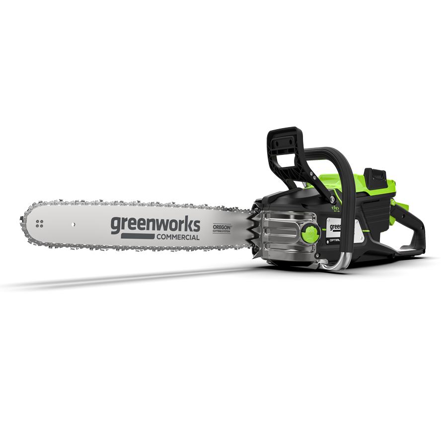 Пила цепная 46 см (3,6 кВт) аккумуляторная Greenworks 82V OCS600 2009607, бесщёточная, без АКБ и ЗУ