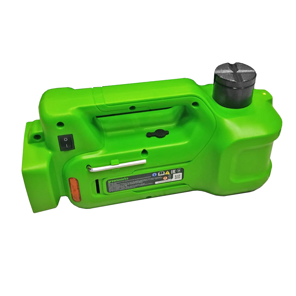Домкрат автомобильный гидравлический аккумуляторный Greenworks 24V G24JACK 24V 3401407, без АКБ и ЗУ