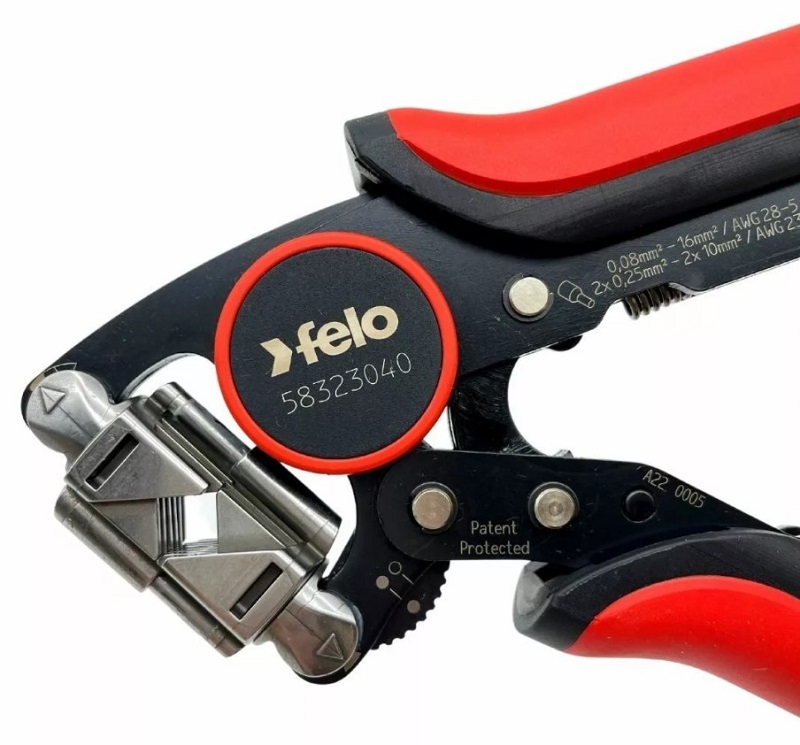 Торцевые пресс-клещи для опрессовки НШвИ поворотные FELO 583 230 40