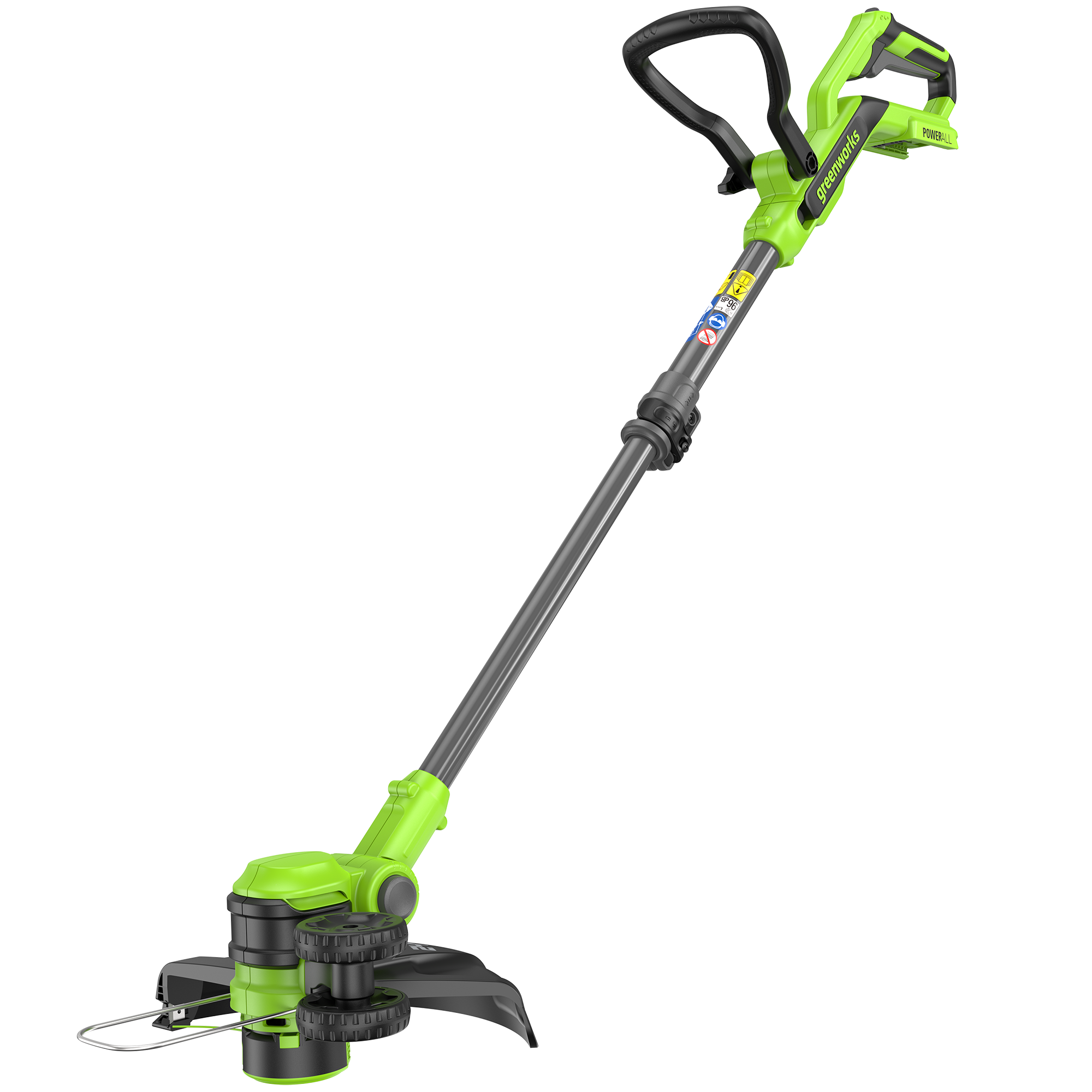 Триммер аккумуляторный Greenworks 30 см 24V G24LT301 2113207 с пластиковым ножом, без АКБ и ЗУ