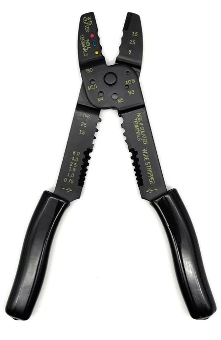 Пресс-клещи для изолированных и неизолированных кабельных наконечников 0,75-6 мм2 FELO 592 320 40