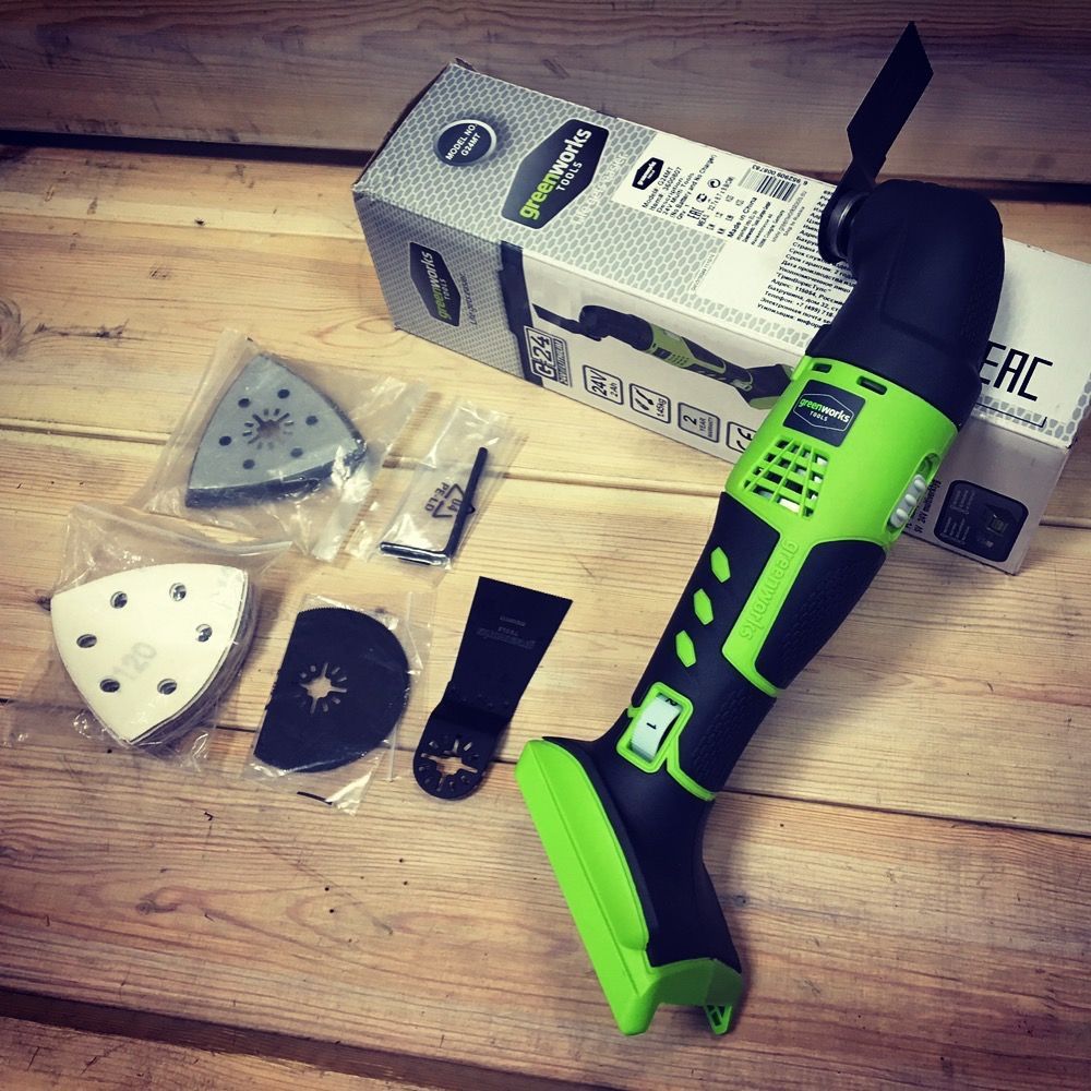 Реноватор (мультитул) аккумуляторный Greenworks 24V G24MT