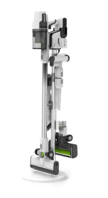 Пылесос вертикальный 500 Вт аккумуляторный Greenworks 24V G24SVK4D 4701107 на стойке, бесщёточный, с АКБ на 4 А*ч и ЗУ