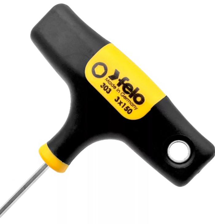 Отвёртка шестигр. 3х150,Т-образная, серия 303 FELO 303 035 60