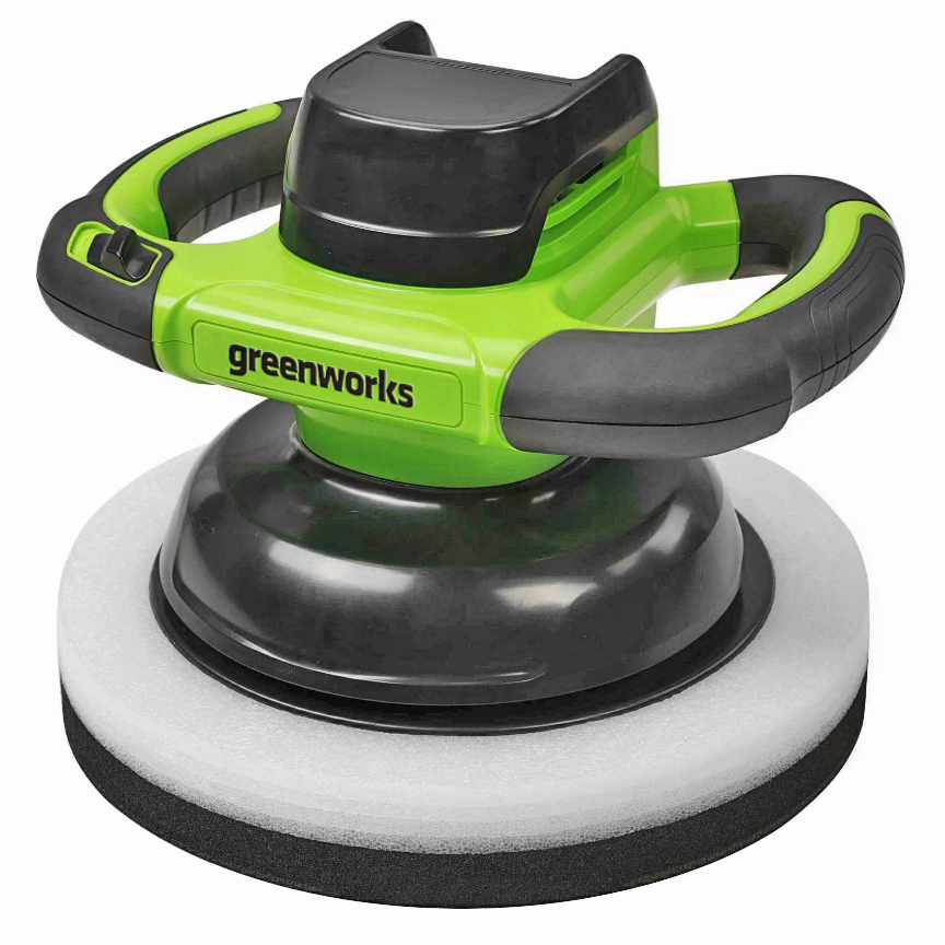Полировальная машина аккумуляторная Greenworks 24V G24BU10 3502107, без АКБ и ЗУ