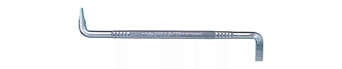 Felo Отвертка двусторонняя изогнутая Z-образная плоская шлицевая 5,5х1,0х135 34005500