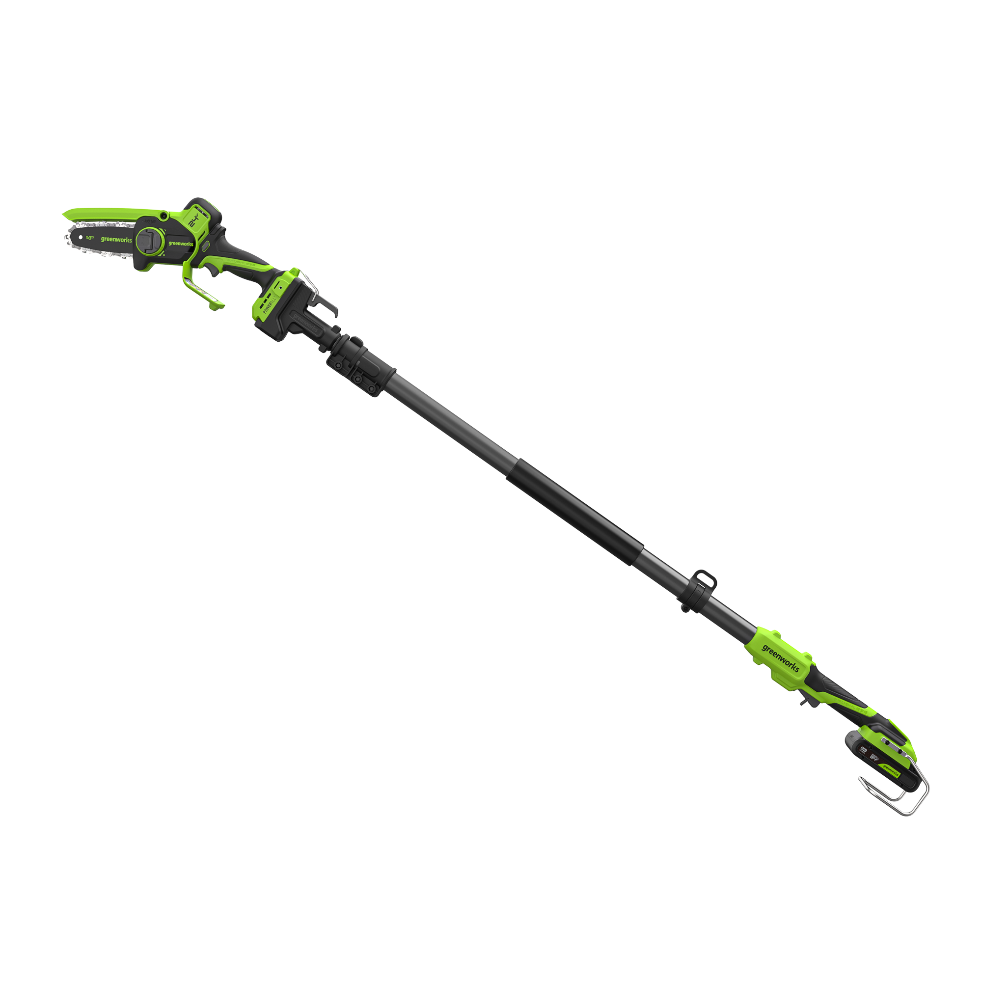 Мини-пила аккумуляторная цепная Greenworks 10 см 24V CS2410A с автоматической смазкой цепи, бесщёточная, без АКБ и ЗУ