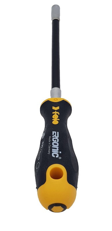 Отвёртка серия 429 Ergonic M-TEC с гибким стержнем под гайку 7х170 FELO 429 070 40