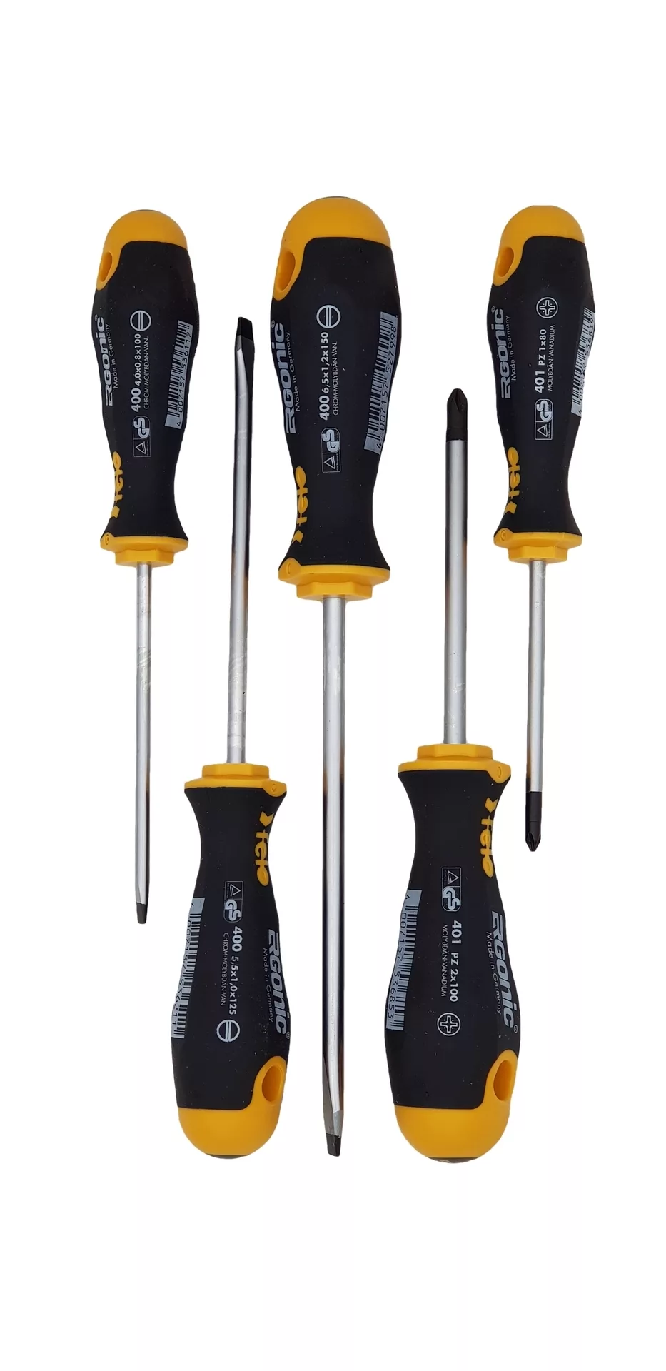 Набор отвёрток серия 400 Ergonic 5 шт. FELO 400 953 18