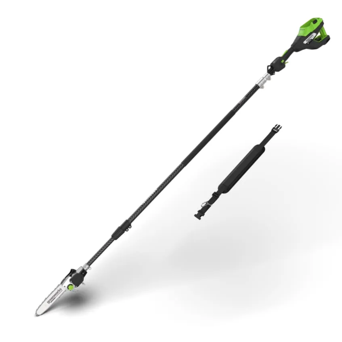 Высоторез – cучкорез аккумуляторный 25 см Greenworks 82V PS102T 1402407, бесщёточный, без АКБ и ЗУ