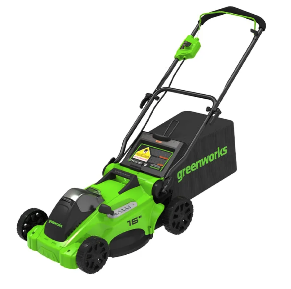 Газонокосилка аккумуляторная Greenworks 41 см 40V GD40LM16X 2517907, бесщеточная, без АКБ и ЗУ