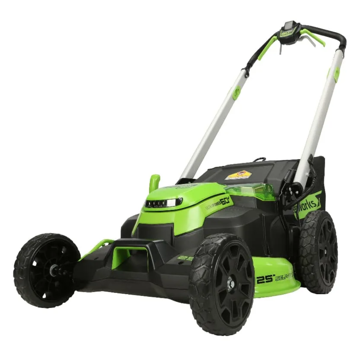 Газонокосилка аккумуляторная самоходная 61 см ТwinForсe Greenworks 60V GD60LM61 2519107, бесщеточная, без АКБ и ЗУ