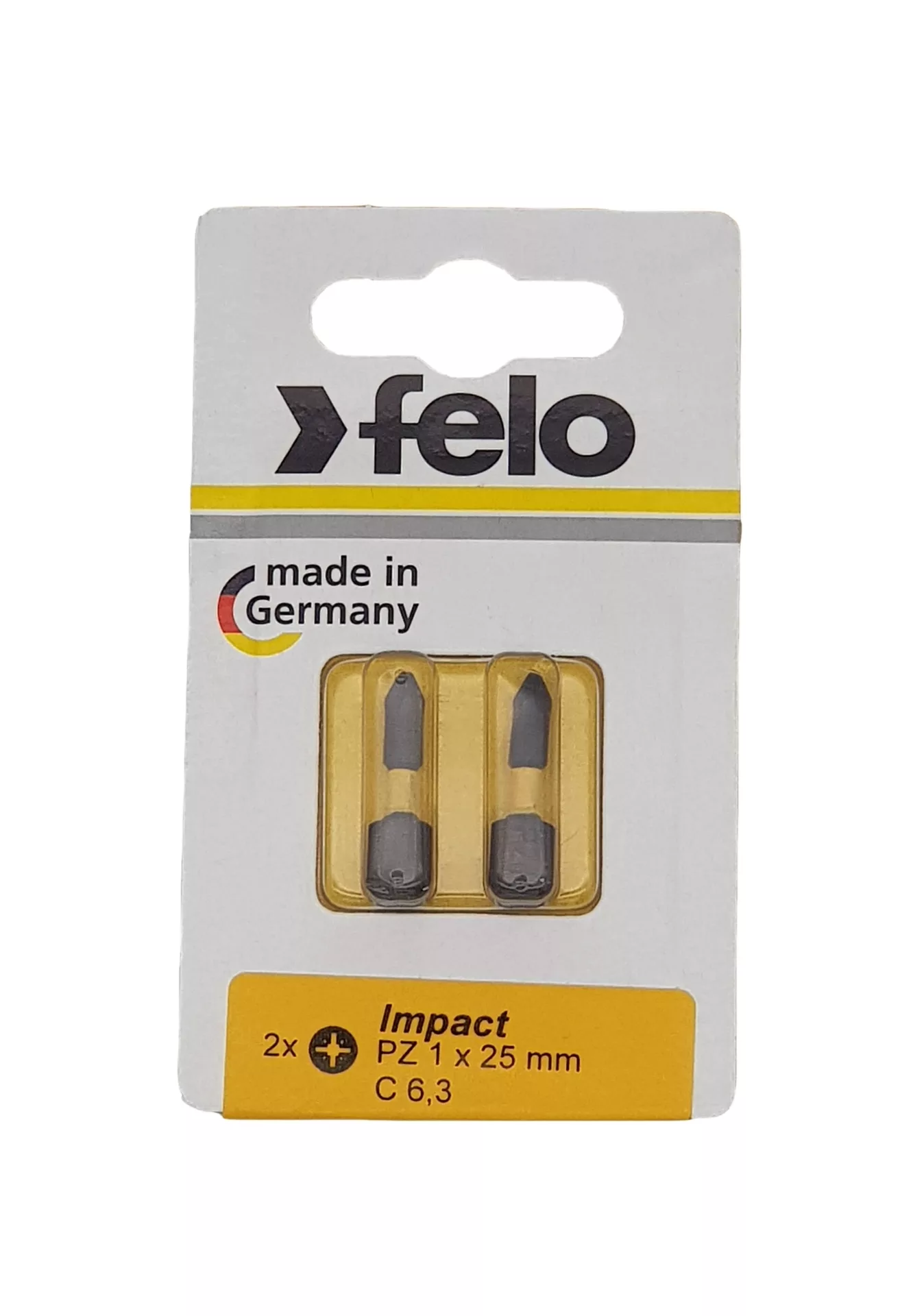 Бита крестовая ударная серия Impact PZ 1X25,2 шт FELO 021 012 41