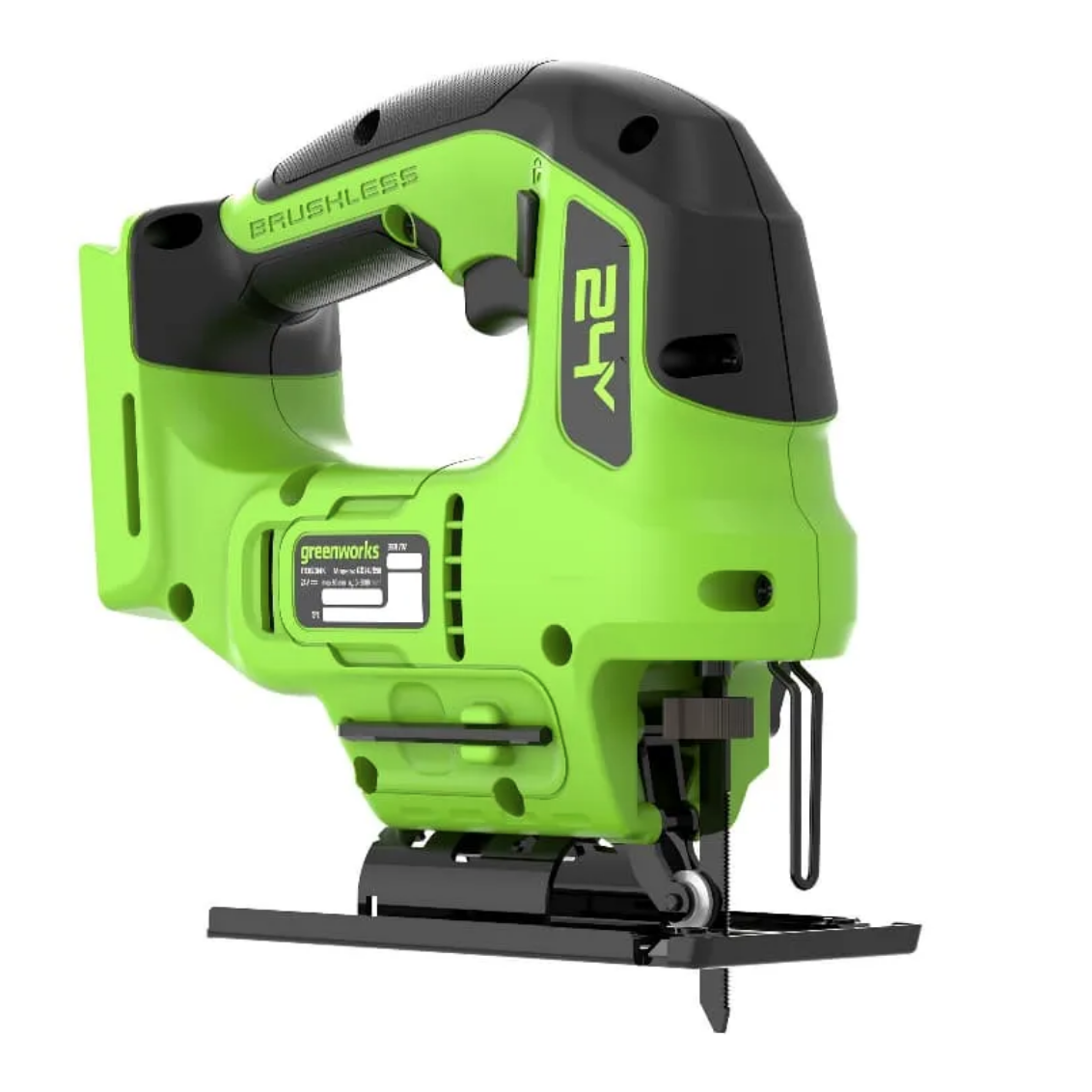 Лобзик аккумуляторный Greenworks GD24JS90 24V 3601707 (3000 ход/мин), бесщеточный, без АКБ и ЗУ