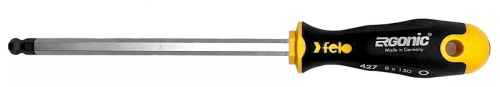 Отвертка шестигранный ключ 8,0 мм с шаровым окончанием FELO 427 805 40