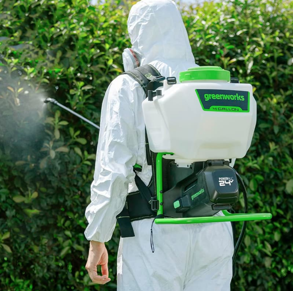 Опрыскиватель садовый аккумуляторный Greenworks 24V 5300307, без АКБ и ЗУ
