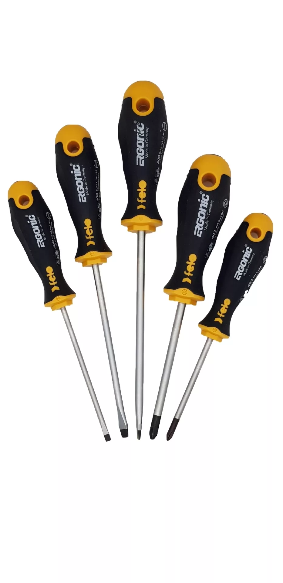 Набор отвёрток 5 шт., серия 400 Ergonic FELO 400 951 18
