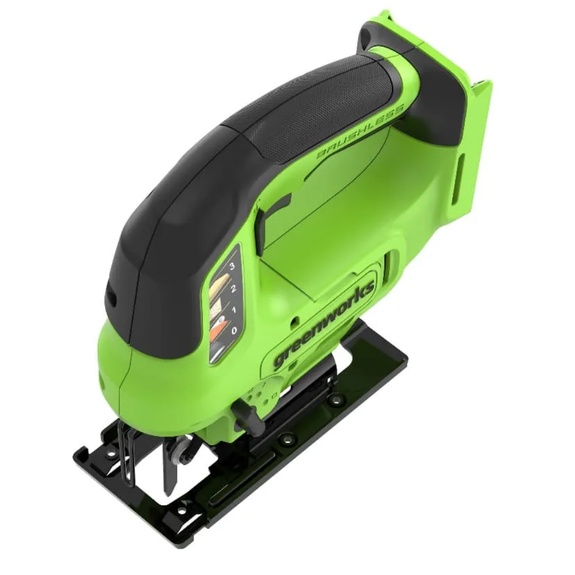 Лобзик аккумуляторный Greenworks GD24JS90 24V 3601707 (3000 ход/мин), бесщеточный, без АКБ и ЗУ