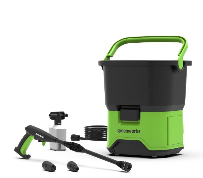 Мойка высокого давления аккумуляторная Greenworks GDC40 40V, 70 бар, 300 л/час, без АКБ и ЗУ