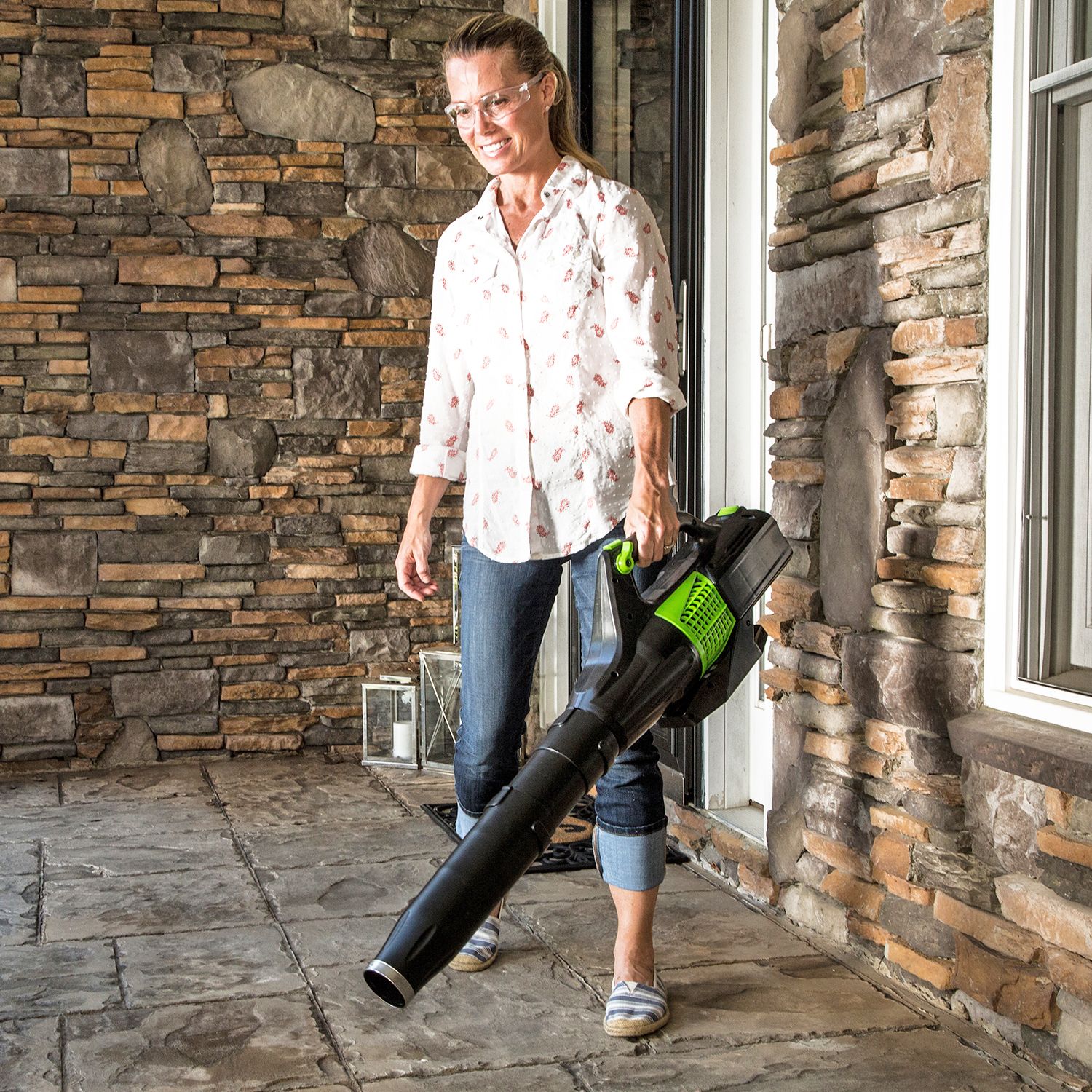 Воздуходув аккумуляторный Greenworks 60V GD60AB, бесщёточный, без АКБ и ЗУ