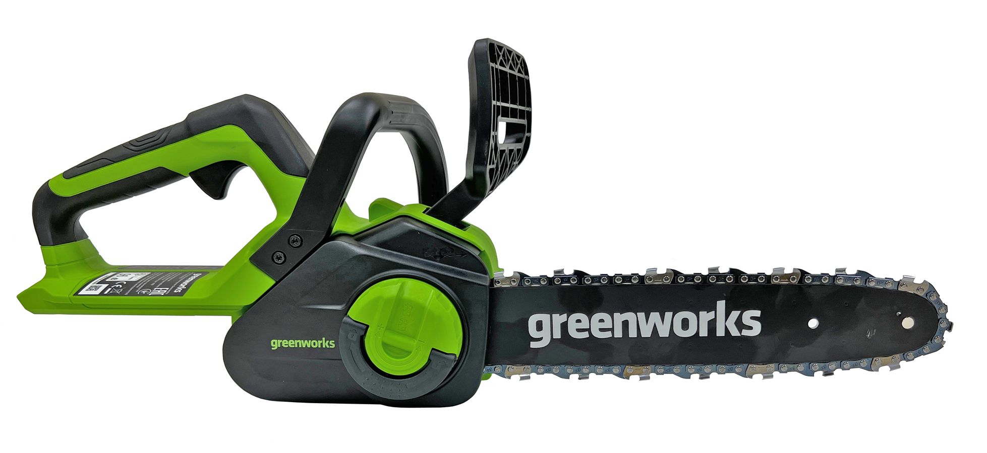 Пила аккумуляторная цепная Greenworks 30 см 40V G40CS30II 2007807, без АКБ и ЗУ