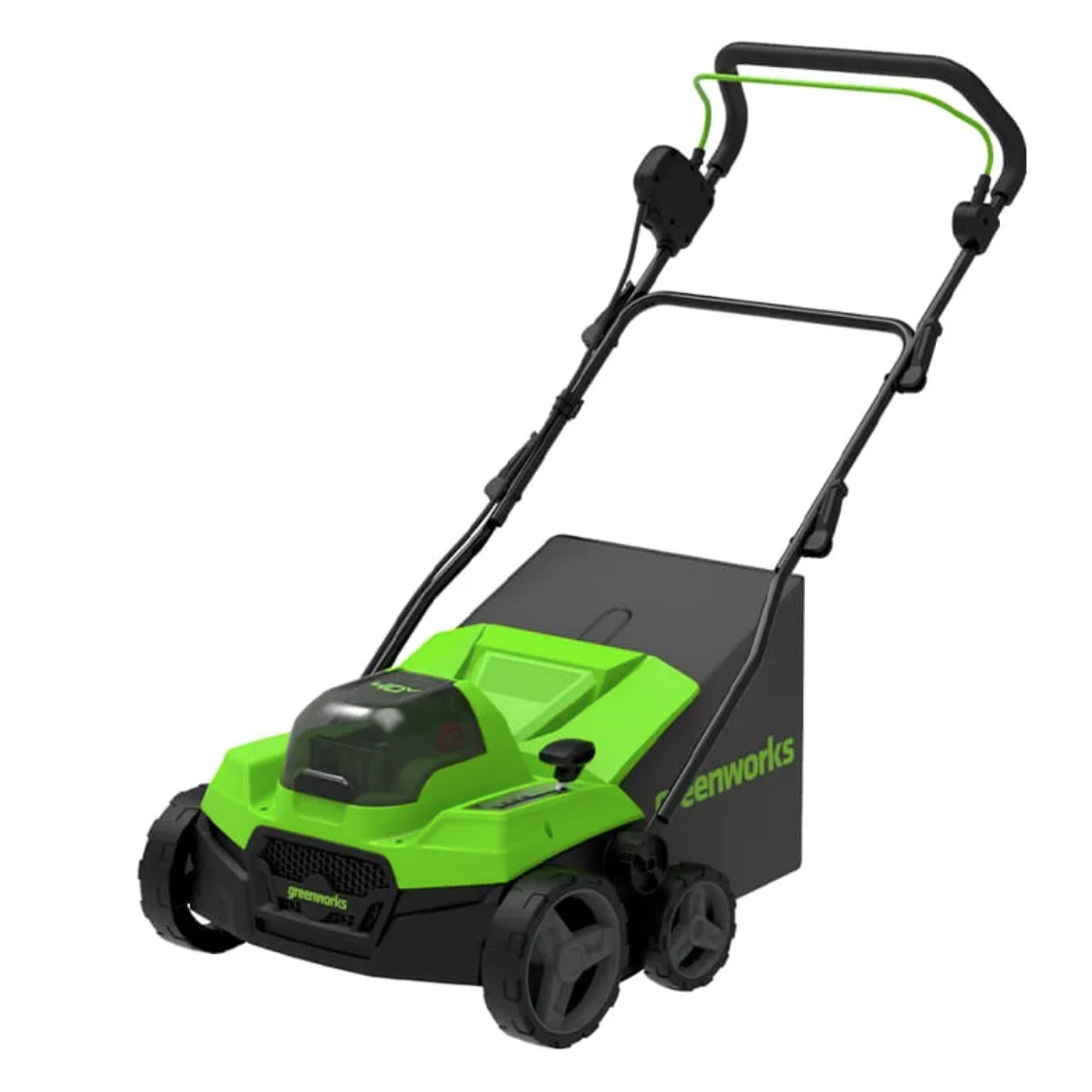 Аэратор-скарификатор 38 см аккумуляторный Greenworks 40V GD40SC38II 2517607, бесщеточный, без АКБ и ЗУ