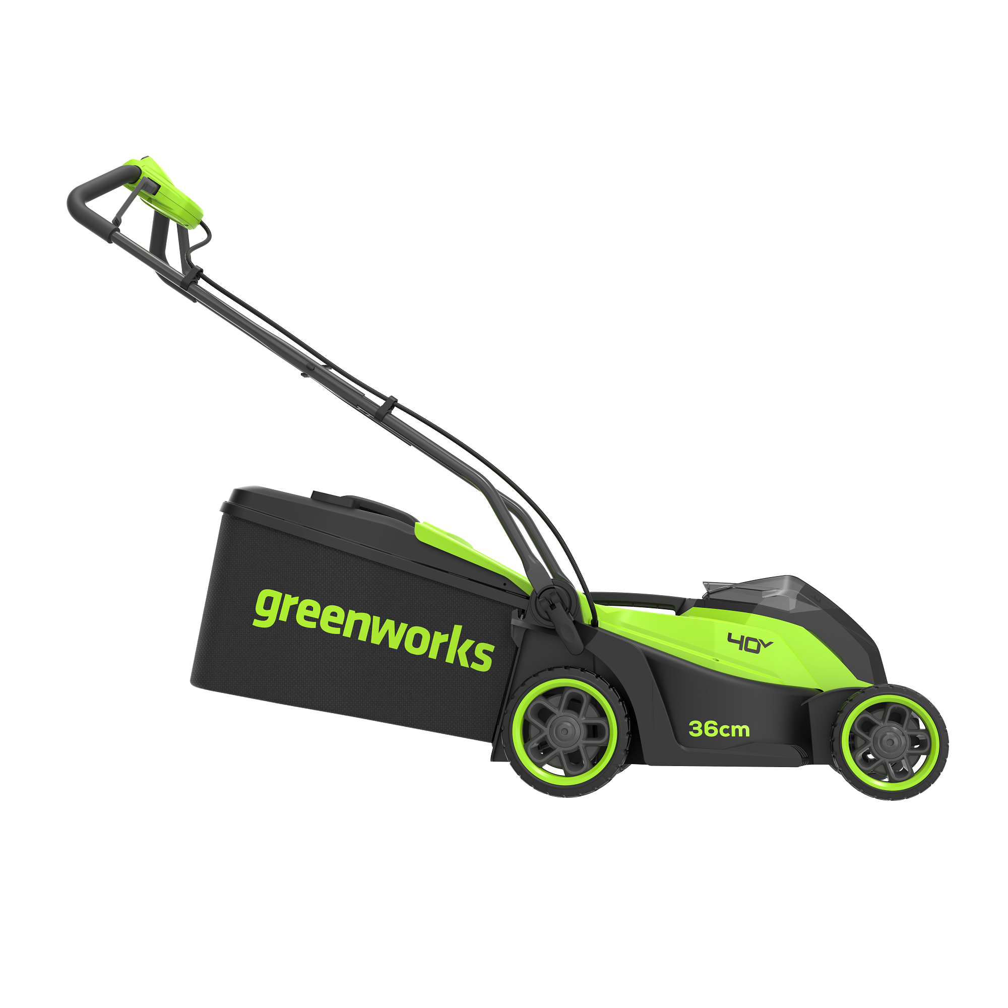 Газонокосилка аккумуляторная Greenworks 36 см 40V GD40LM361 2520807, бесщёточная, без АКБ и ЗУ
