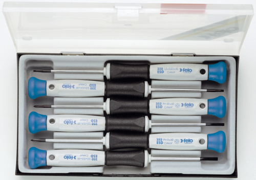Набор антистатич. отверток 6 шт., серия 250 FELO 250 961 86