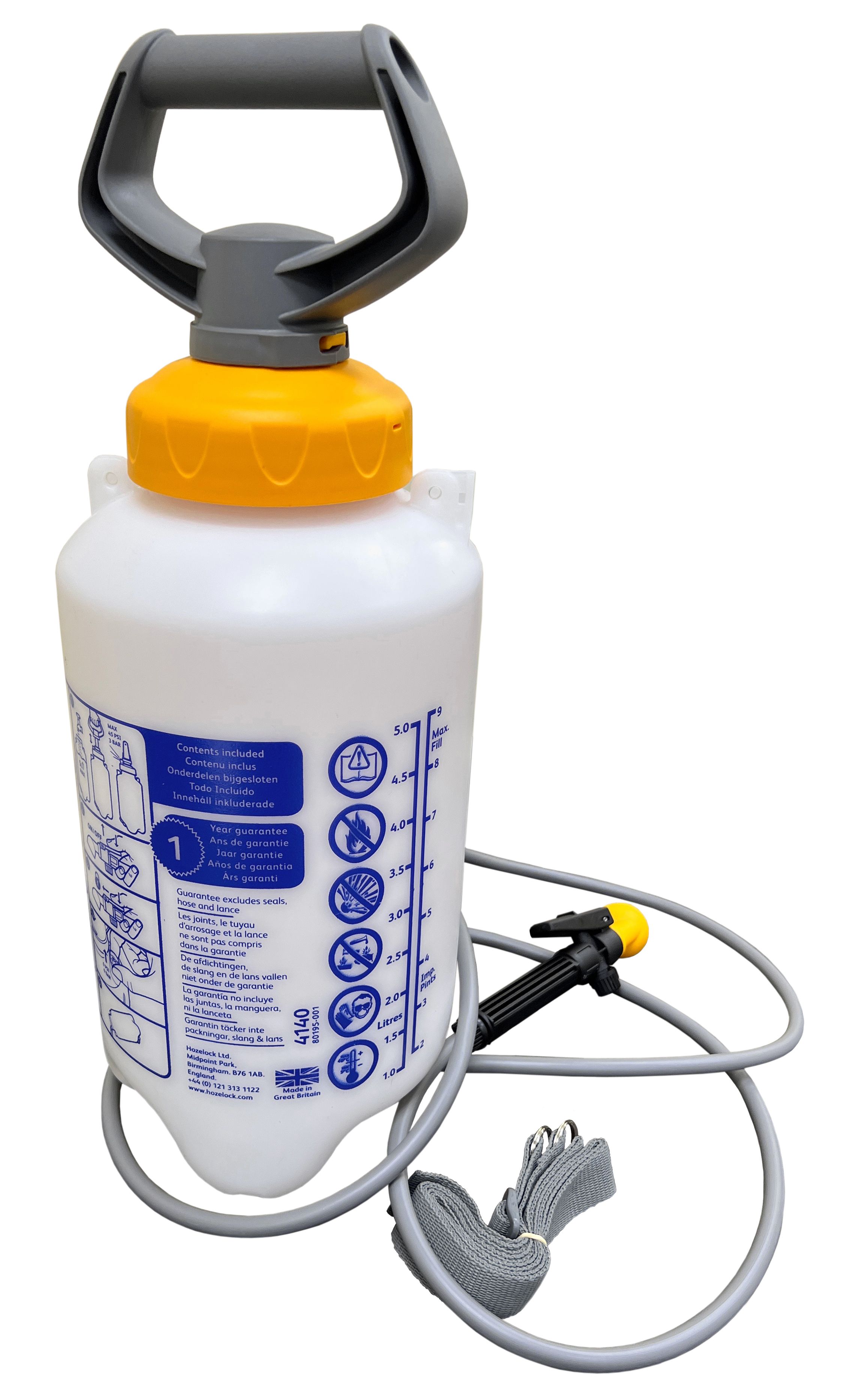 Портативный душ HoZelock 4140 4-в-1, 7 л